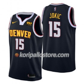 Denver Nuggets Nikola Jokic 15 2018-2019 Nike Navy Miesten Pelipaidat Swingman 
